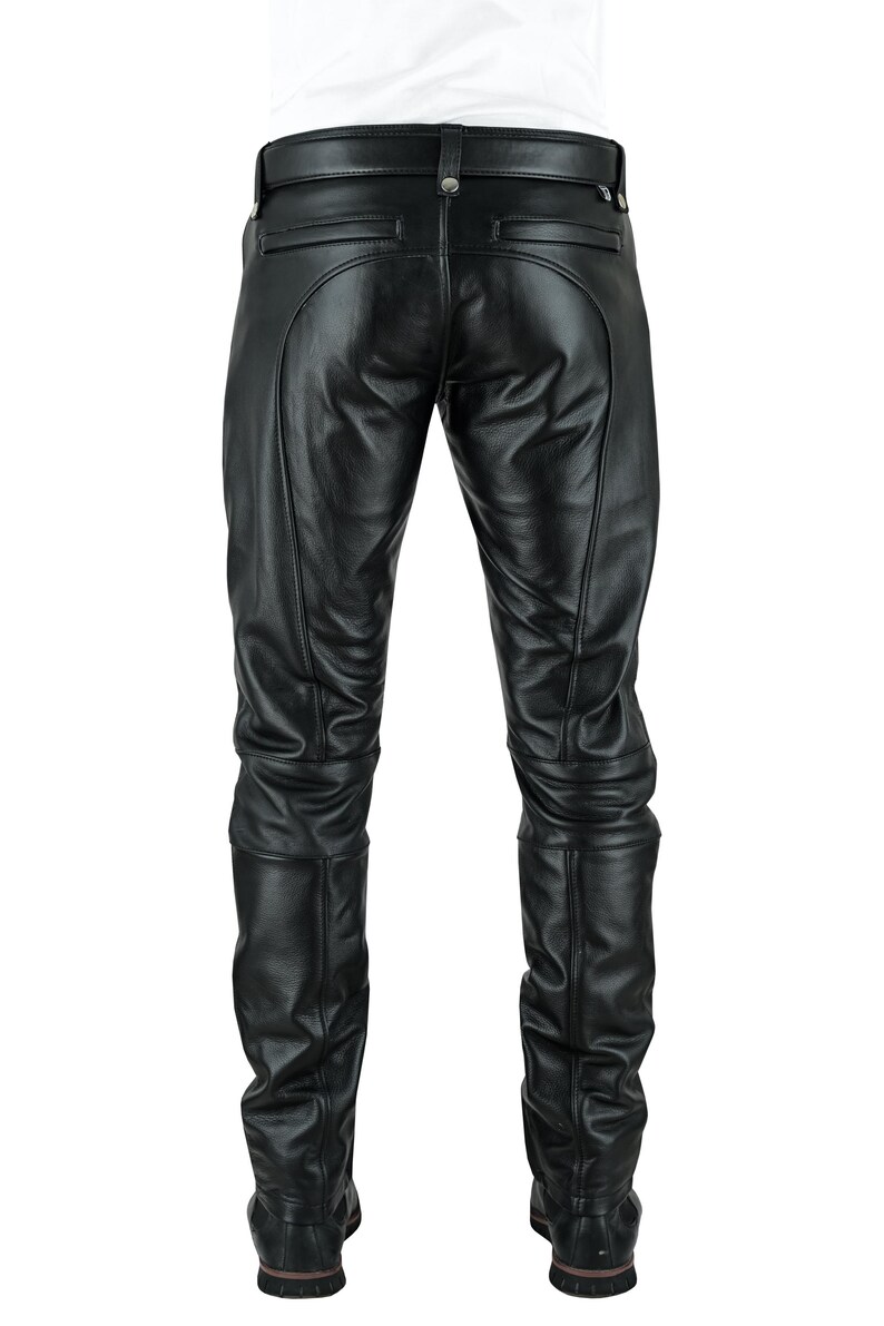 Quilted Leather Pants Handcrafted Premium Design Bikers Pants Etsy