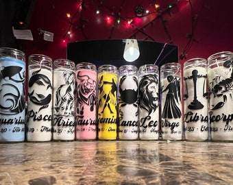 Zodiac Ritual Candles