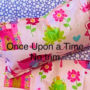 Pretend play. Handmade 18" Doll Bedding Set Cotton Duvet sheet and Pillow