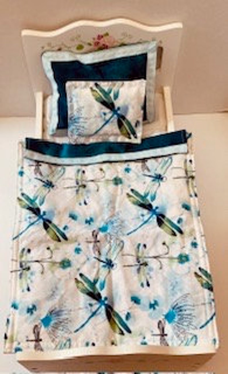 18 Doll Bedding Set, Doll Pram Bedding Set, Doll Crib Bedding Set, Doll