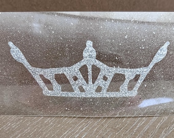 MAO Crown Heat Transfer Vinyl Iron-On | Titleholder Crown Heat Transfer | MAO Teen Crown | MAO Miss Crown | Pageant Crown Iron-On Transfer