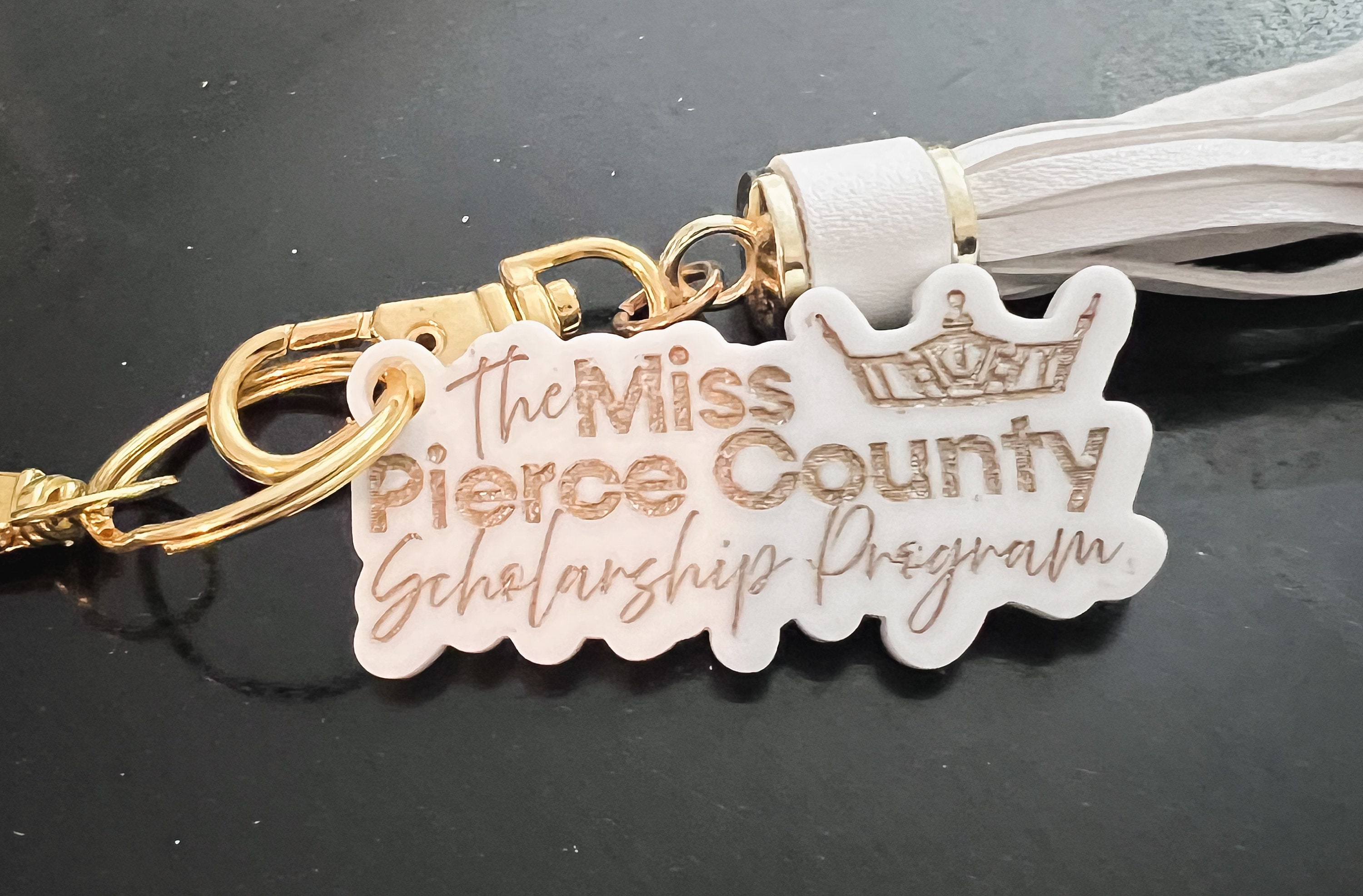 Miss America Local Franchise Keychain | Luggage Acrylic Name Tag ...