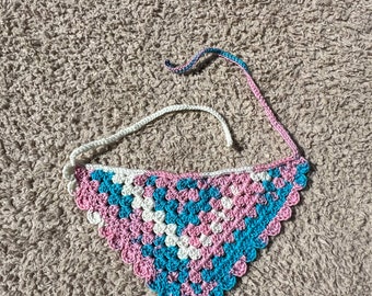 Pride Bandana, Pride Accessories and Headscarf, LGBTQ+ Gifts, Rainbow Headband, Ally Bandana, Gay Pride, Scallop Bandanas, Rainbow Headband