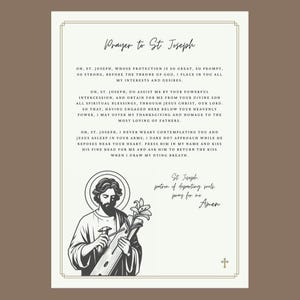 St. Joseph Gebetskarte (digital)