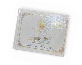 Poema de alabanza vintage de momentos preciosos, libro espiritual ilustrado de Helen Steiner Rice