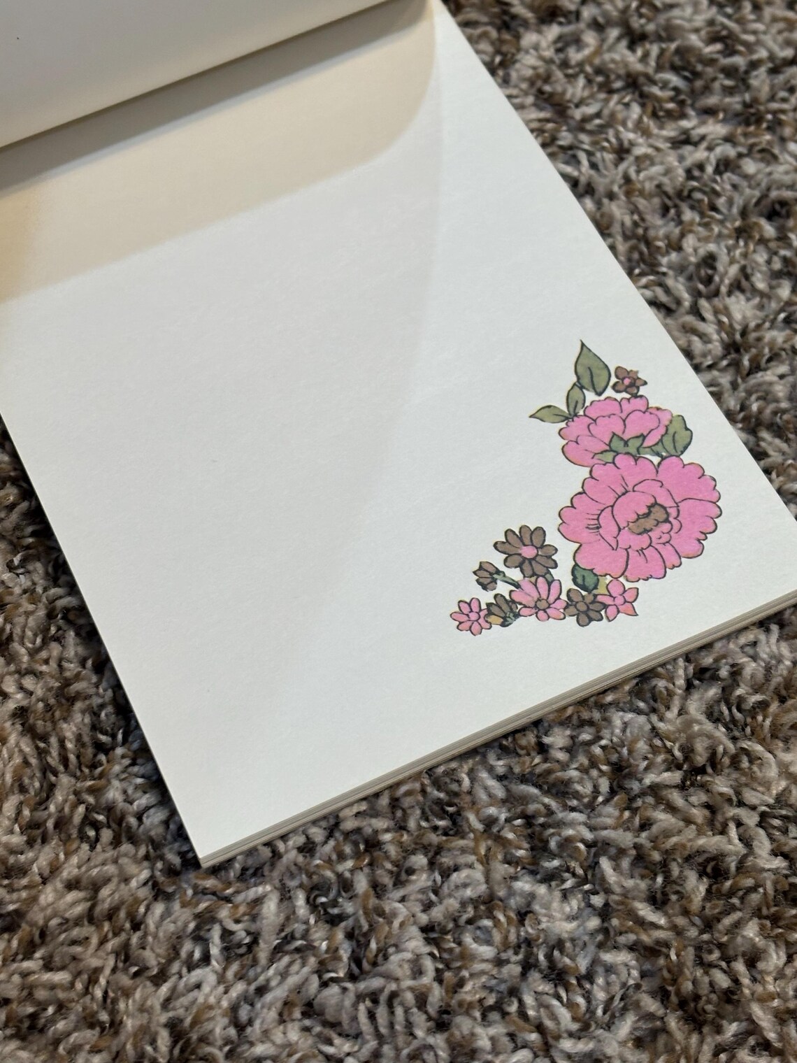 Vintage Kitchy Notepad 1960-70s Flower Power - Etsy