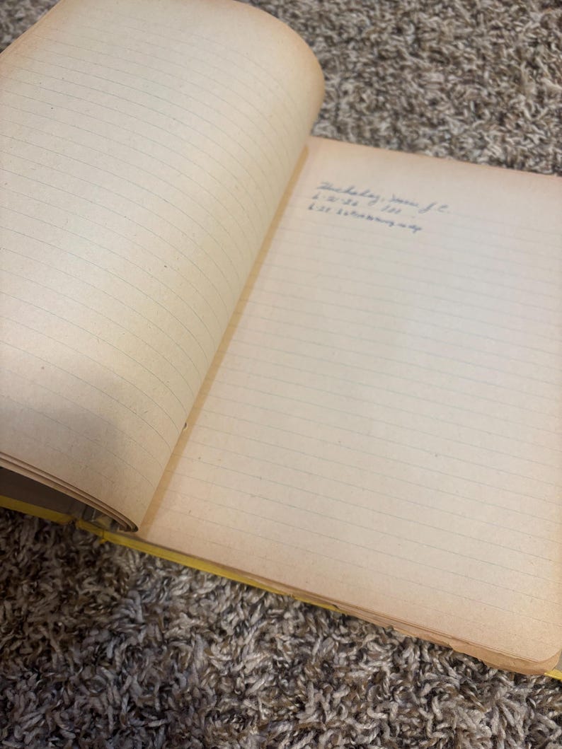 Vintage 1930s “classy” School Notebook / Scrapbook Binder - Etsy