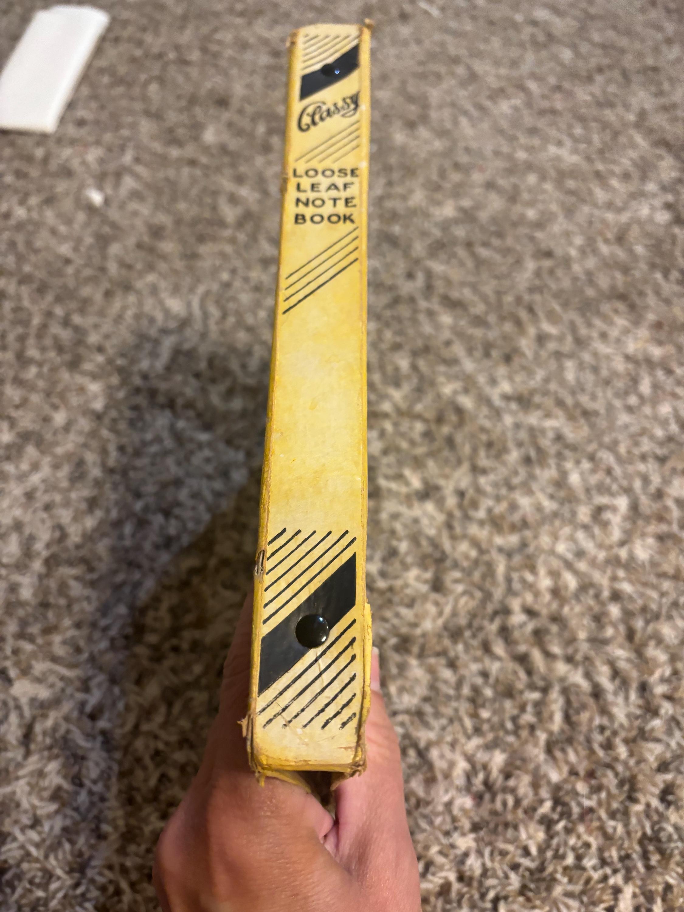 Vintage 1930s “classy” School Notebook / Scrapbook Binder - Etsy