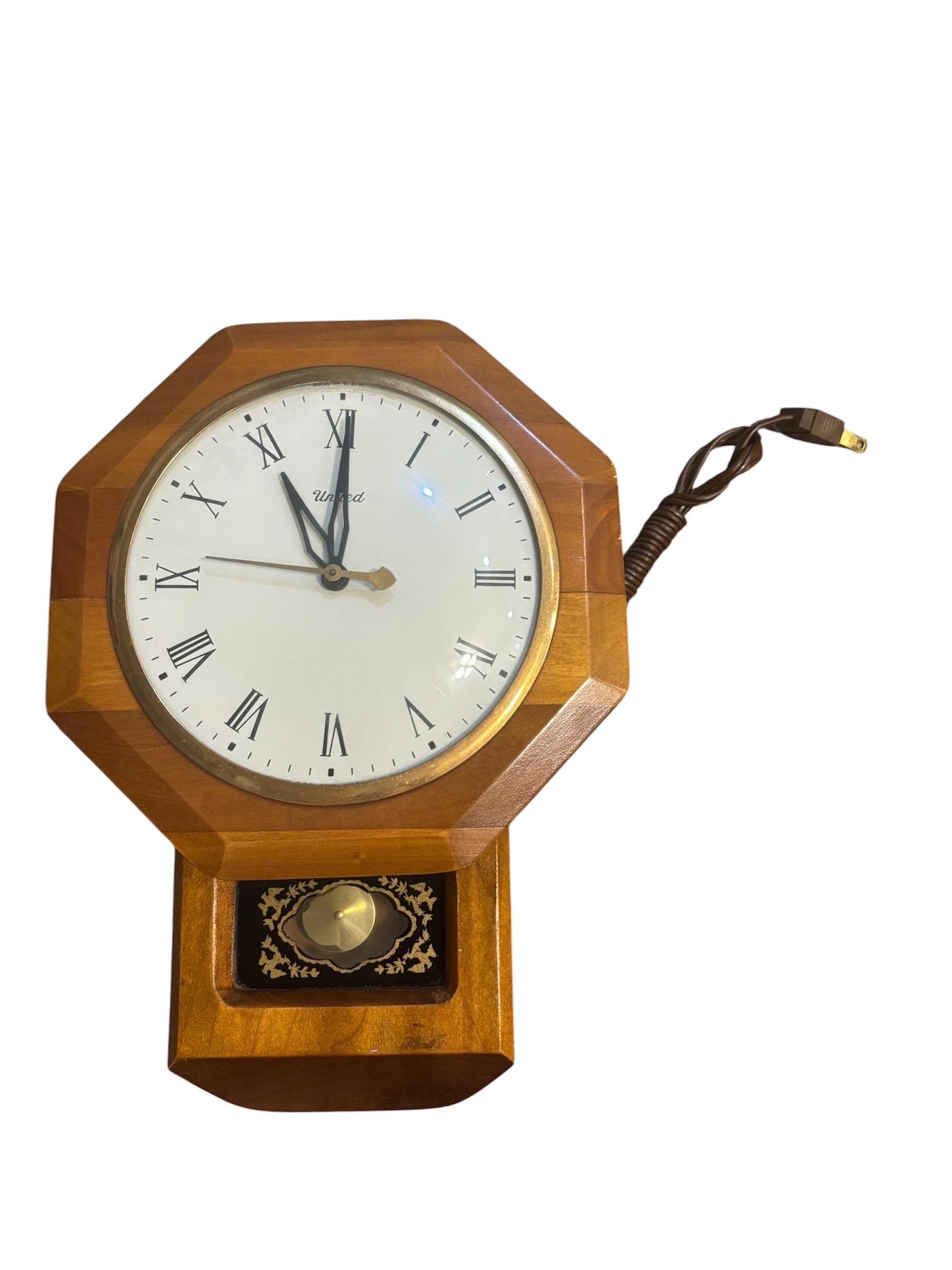 Vintage United Electric Clock - Etsy