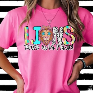Lions Mascot PNG Digital Download File