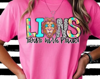 Archivo PNG de descarga digital de mascota de león