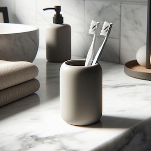 Porta spazzolino rotondo moderno 28 colori PLA