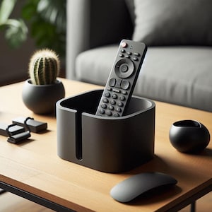 Bandeja para control remoto, 28 colores, impresa en PLA 3D