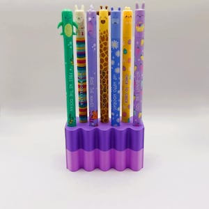 Porta-canetas Legami | Organizador de mesa fofo | Porta-lápis colorido | Presente para estudantes