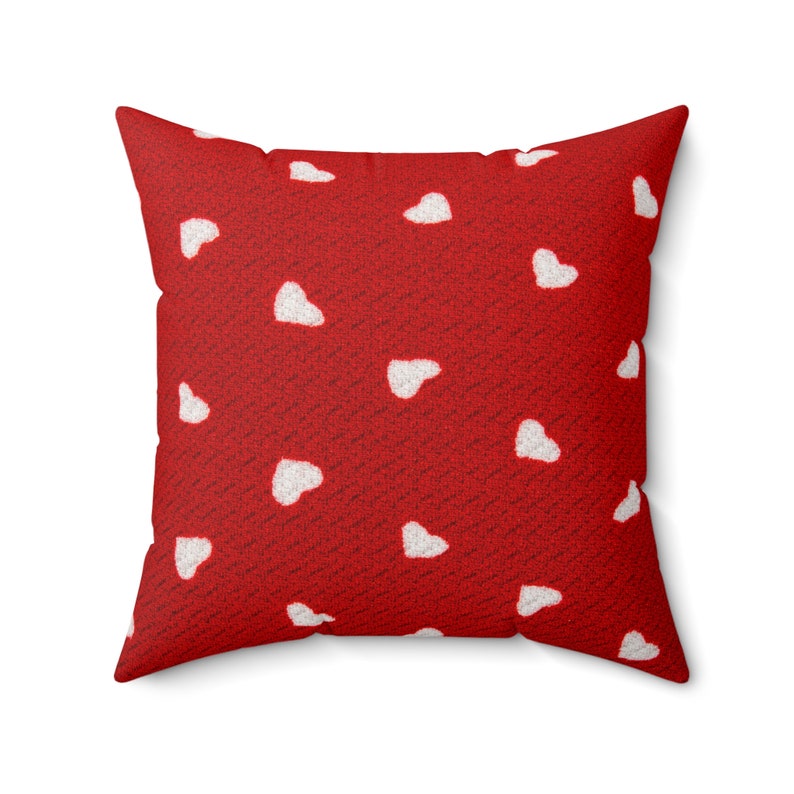 Valentine Throw Pillow LOVE in Red and Black 3 Sizes to Choose From Etsy