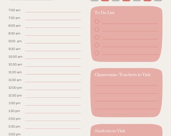 Dagelijkse agenda van de directeur van één pagina: Blijf georganiseerd voor succes in schoolleiderschap