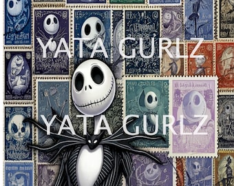 Paquete de Jack/fondo/sellos/material efímero/diario basura/álbum de recortes