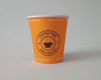 Custom printed paper cups | 4-7-8-12-16 oz | disposable cup