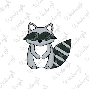 Raccoon Cookie Cutter: STL File- Instant Download