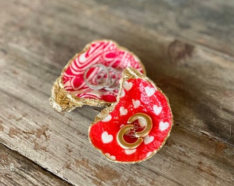 Oyster Shell Ring Dish - Love is in the air!