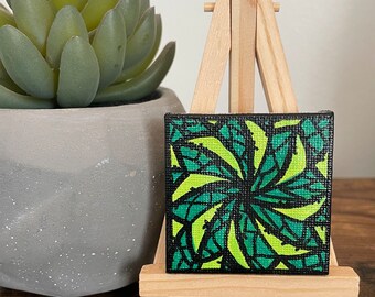2”x 2” Mini Succulent Painting