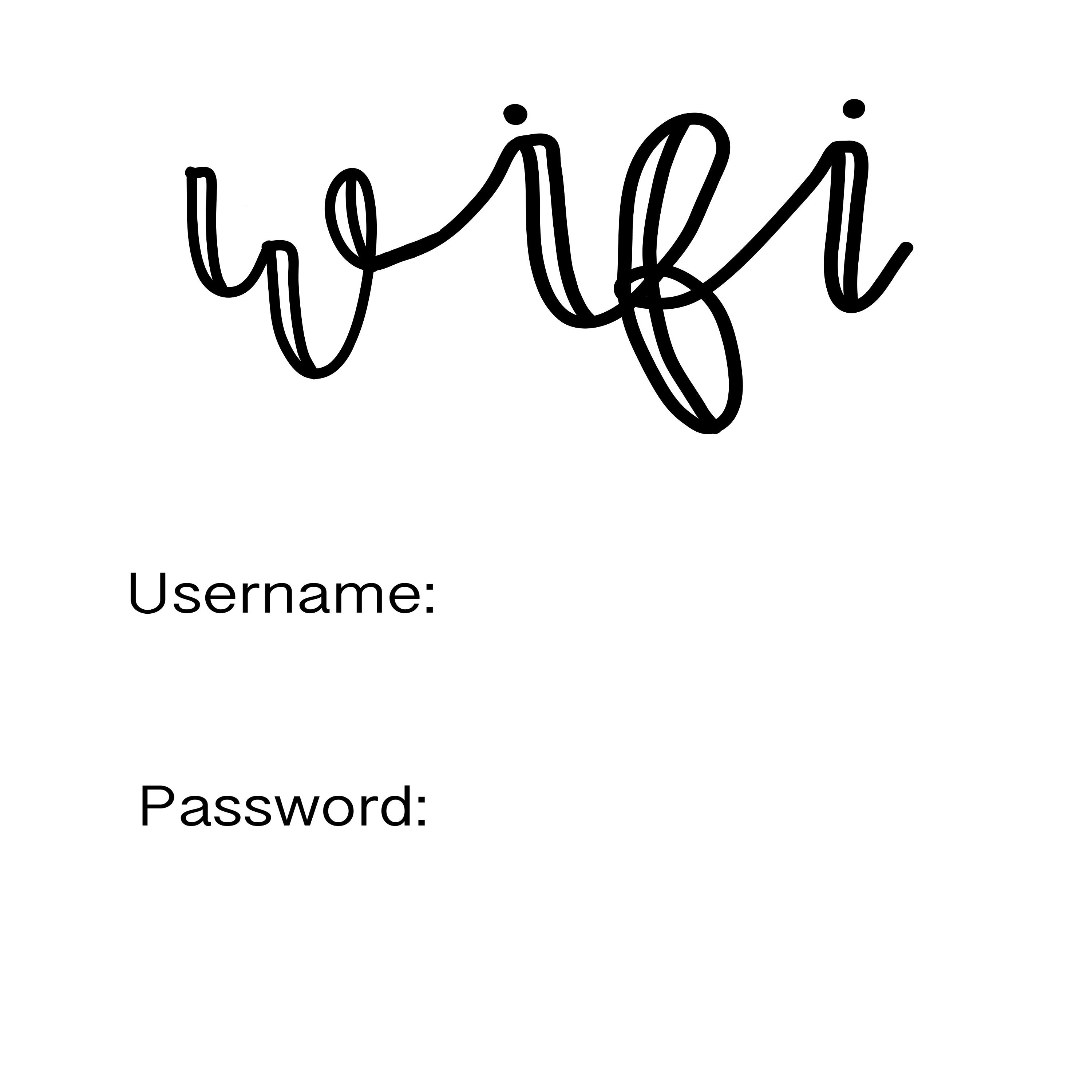 Wifi Printable Download Etsy Wifi Printable Download Etsy