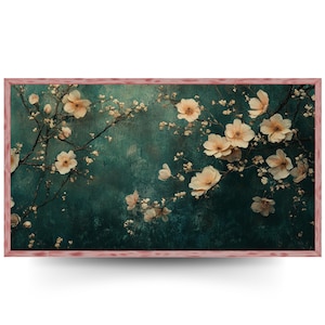 Floral Frame TV Art: Vintage Botanical Flower Painting (Digital Download)