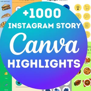 Instagram Story Highlight Covers - 1000+ Minimalist Icons for IG Stories, Lifestyle Social Media Kit