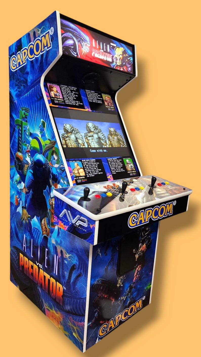 ALIEN VS PREDATOR Arcade Machine Etsy