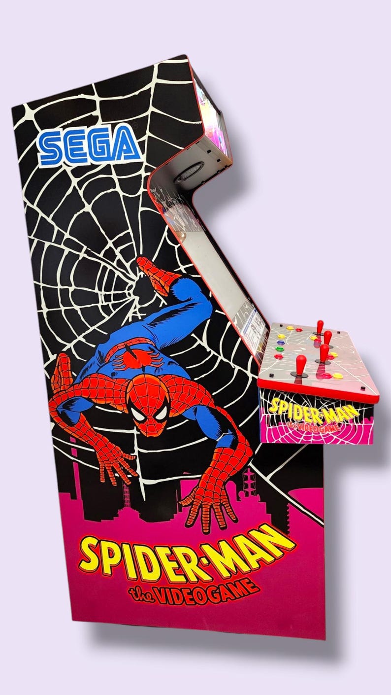 SPIDERMAN the Video Game Arcade Machine Etsy
