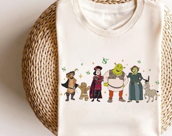 Shrek Shirt, Shrek Family Shirt, Shrek Can't Today I'm Swamped Shirt, Fiona and Shrek Shirt