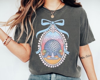 Epcot Center Shirt, Disneyworld Coquette Bögen Shirt, Epcot Center Shirt