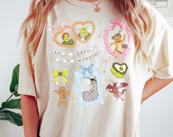 Shrek Coquette Shirt, Fiona and Shrek Coquette Locket Shirt, Shrek Family, Shrek Sweatshirt
