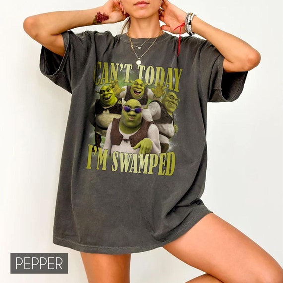 Can't Today I'm Swamped Shirt, Shrek Shirt, Fiona and Shrek Shirt, Shrek Sweatshirt