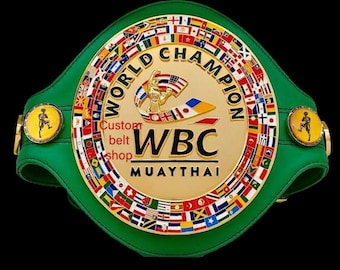 WBC Muay Thai World Champion Boxing Belt Adult Size