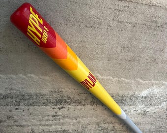 Durable Plastic Customized/Wrapped Baseball Bats- Flamer Hype Design