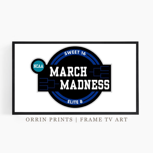 Gameday NCAA Frame TV March of Madness Tournament College Basketball Season Sweet 16 Elite 8