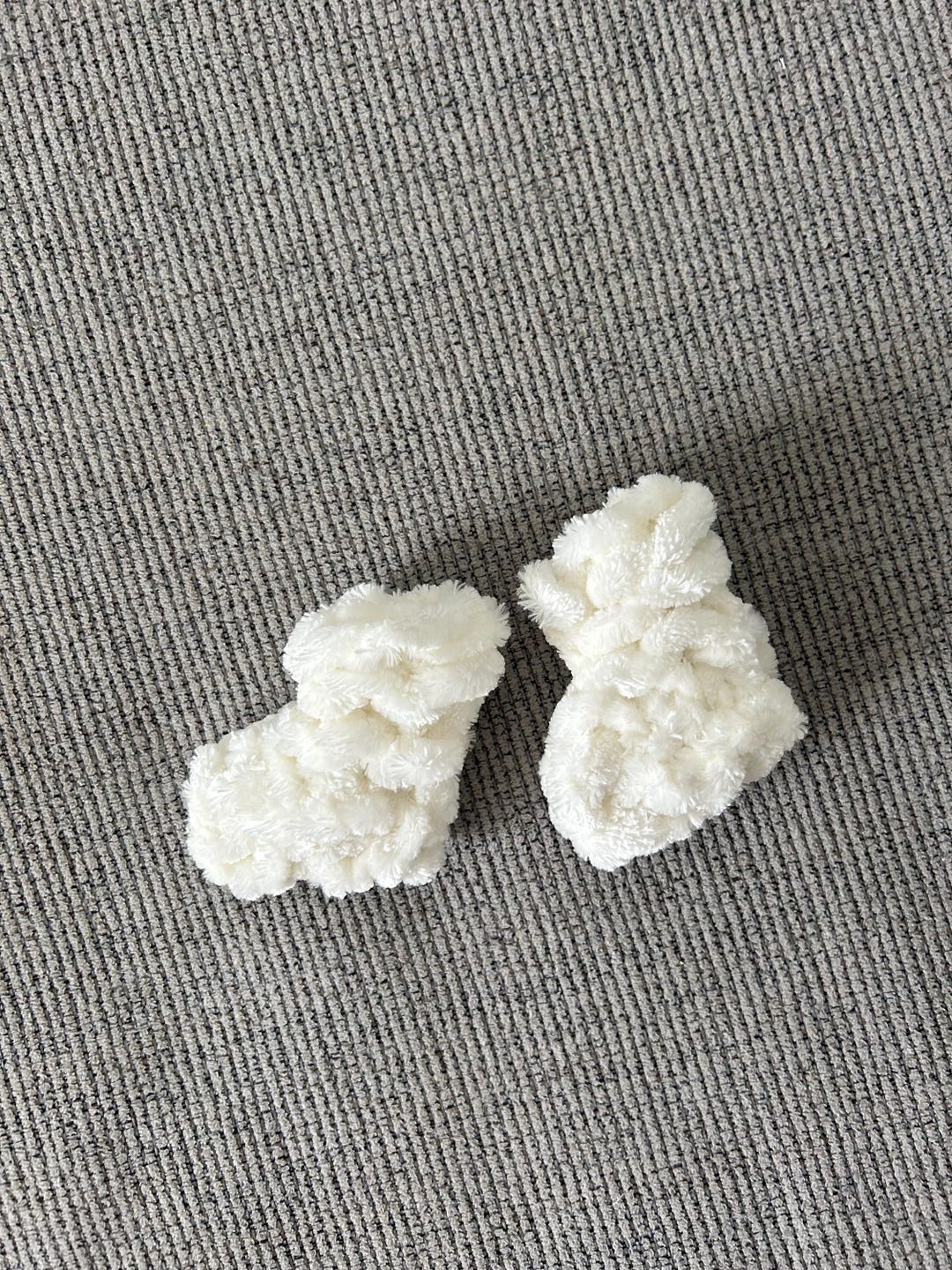 Baby Spliffs Super Soft Knit Baby Slippers / Pair of Cozy Newborn Slippers /baby ...