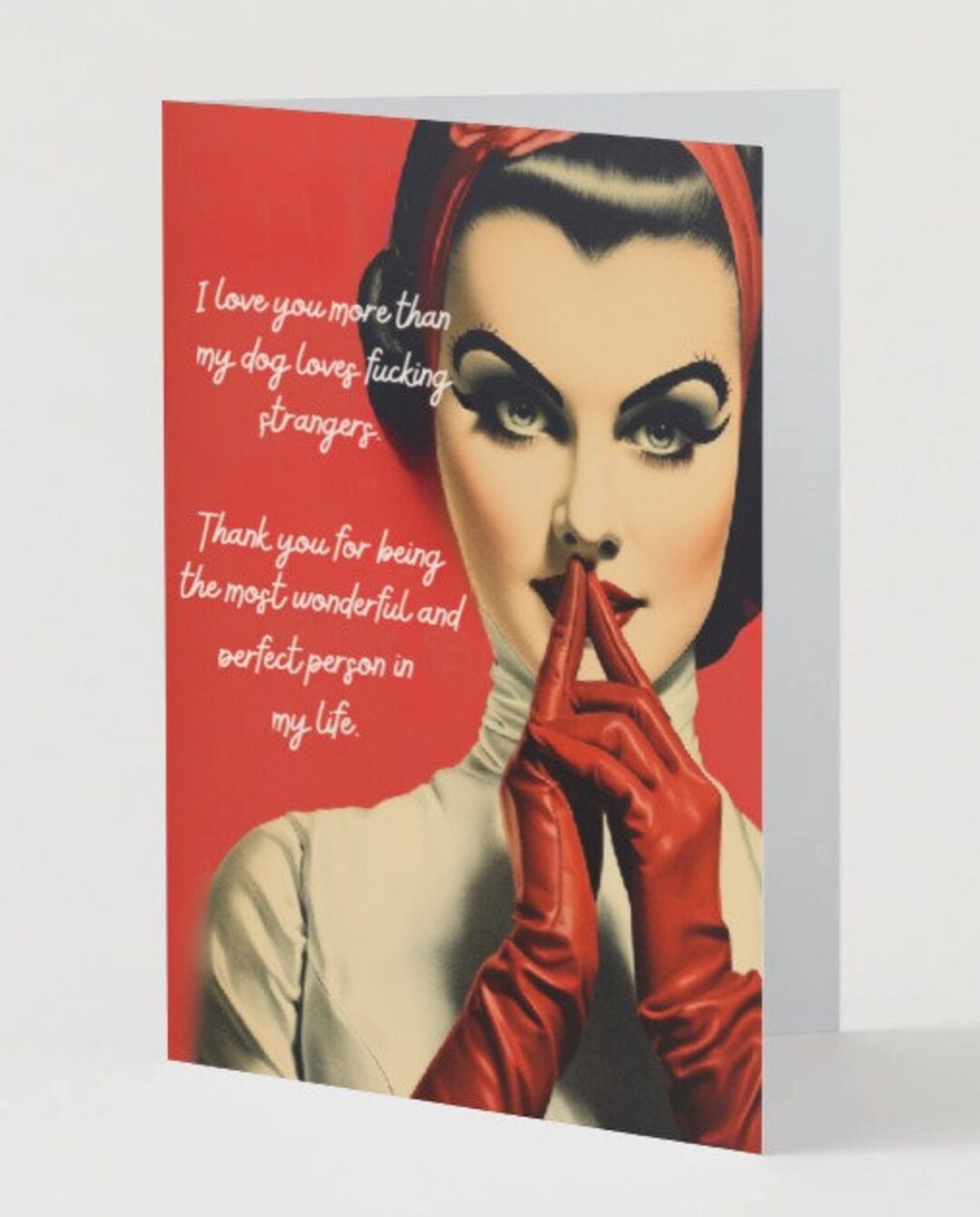 A Vintage-inspired Twisted Greeting Card, Valentines Day Anniversary ...