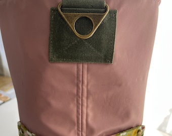 Floral and Mauve Tote Bag