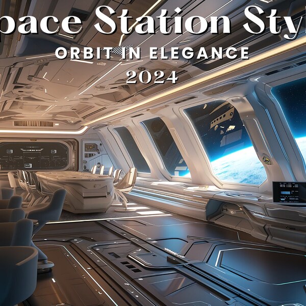 Raumstation Stil: Orbit In Elegance Kalender 2024