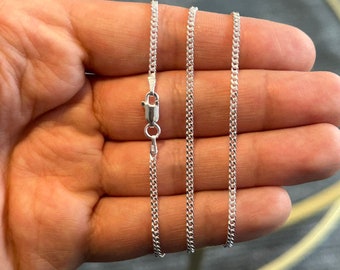 Sterling Silver Miami Cuban Chain - Italian 925 Silver (2.5mm)
