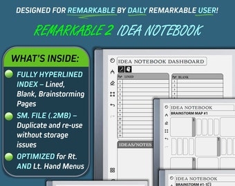 reMarkable 2 Idea Notebook