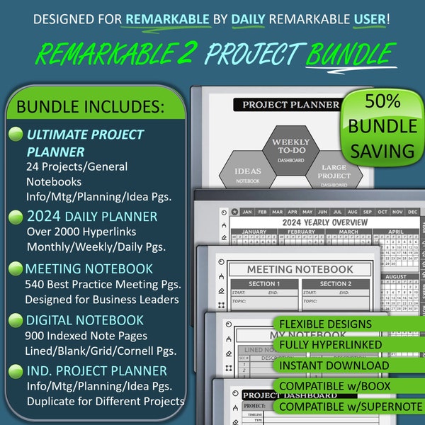 reMarkable 2 Project Bundle - Save 50%