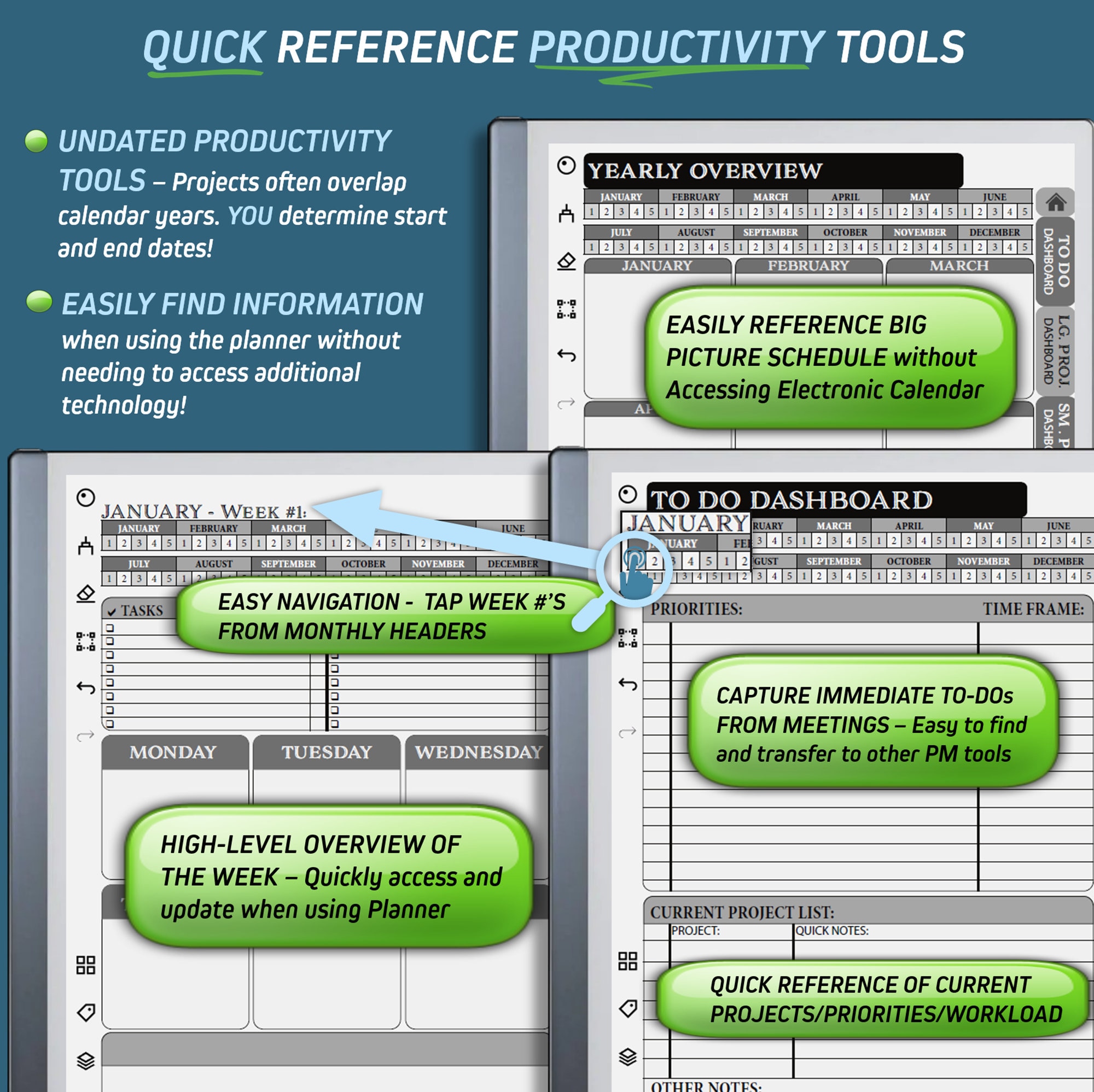 Ultimate Project Planner for Project Managers - Etsy