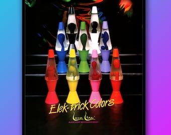 Elek-Trick Lava Lamp Poster