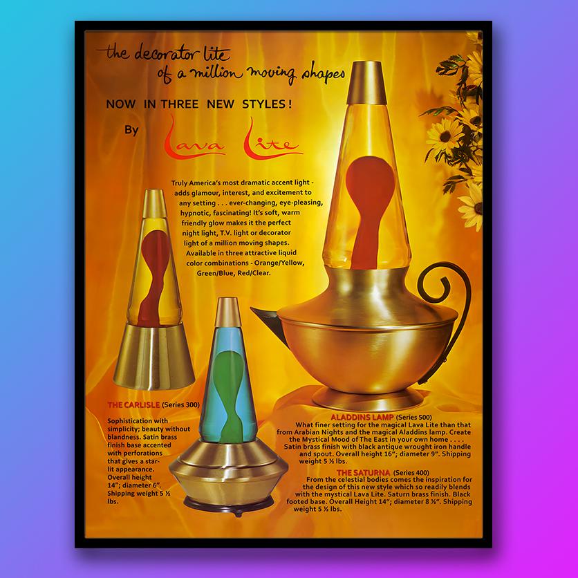 ◽️LAVA lite◽️アンティーク家電　アメリカ雑貨　イエローリキッド Vintage Lava Lite Lamp - Etsy