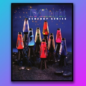 Midnight Century Lava Lamp Poster