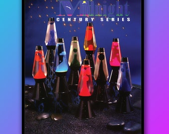 Midnight Century Lava Lamp Poster
