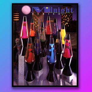 Midnight Series Lava Lamp Poster